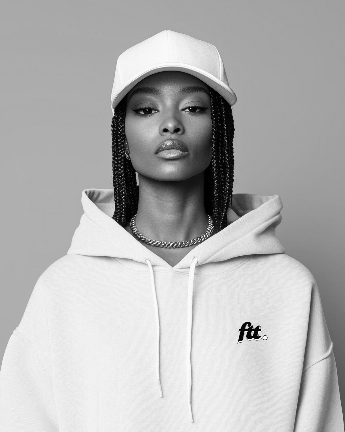 FTT Originals: Plain White Hoodie